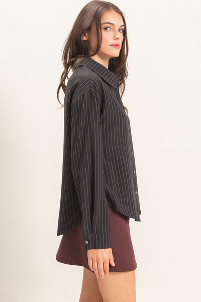 Blusa negra raya