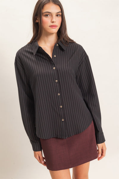 Blusa negra raya