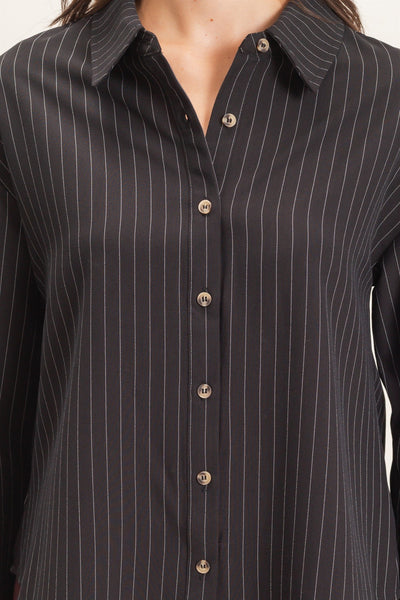 Blusa negra raya