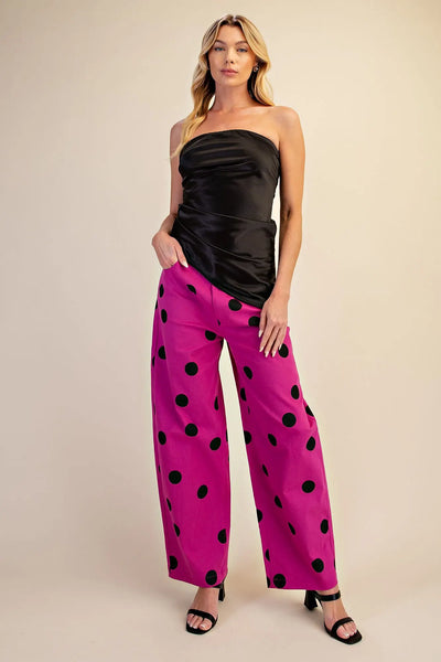 Blusa negra strapless