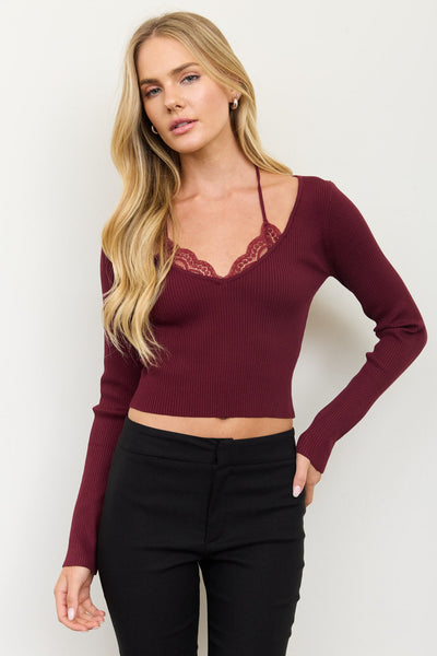 Blusa vino top