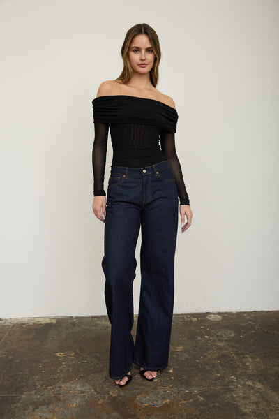 Bodysuit negro mesh