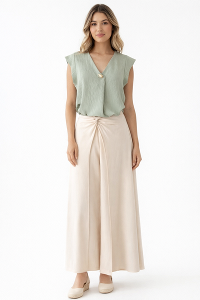 Blusa verde dorado