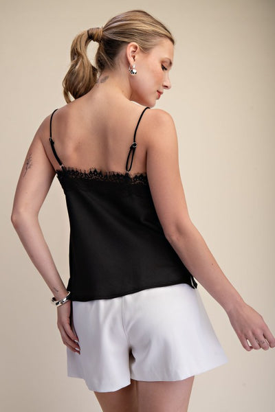 Blusa negra encaje