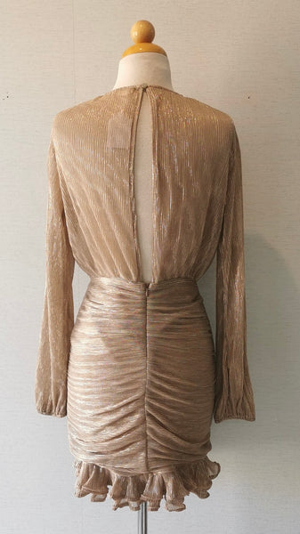 VESTIDO DORADO
