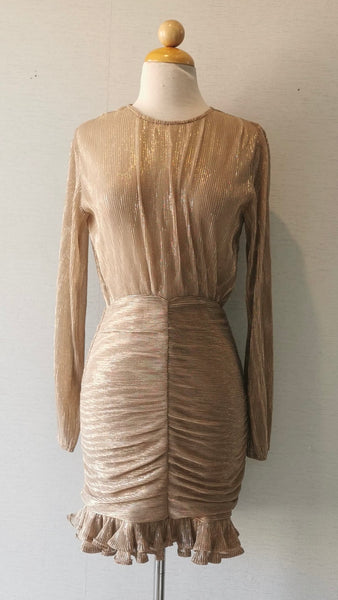 VESTIDO DORADO
