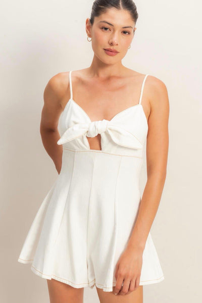 Vestido mezclilla blanco