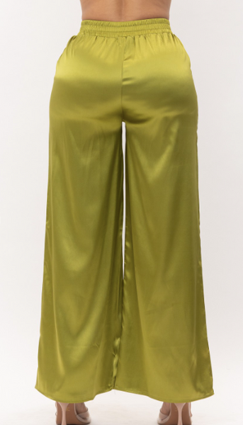 Pantalón palazo verde