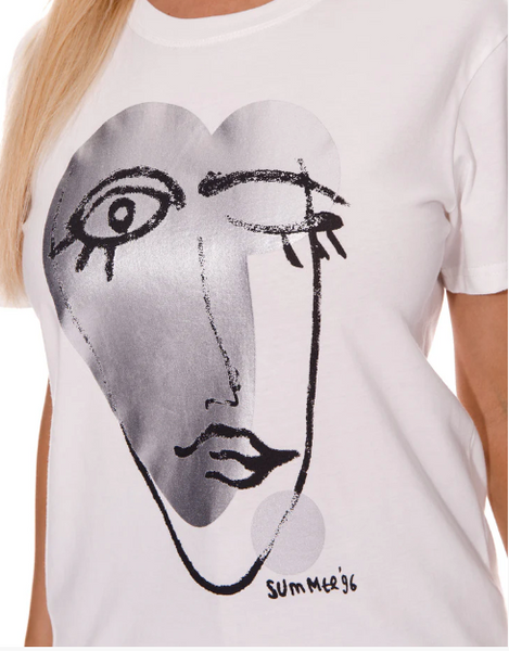 Blusa camiseta plata