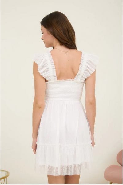 Vestido blanco tirantes