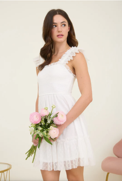 Vestido blanco tirantes