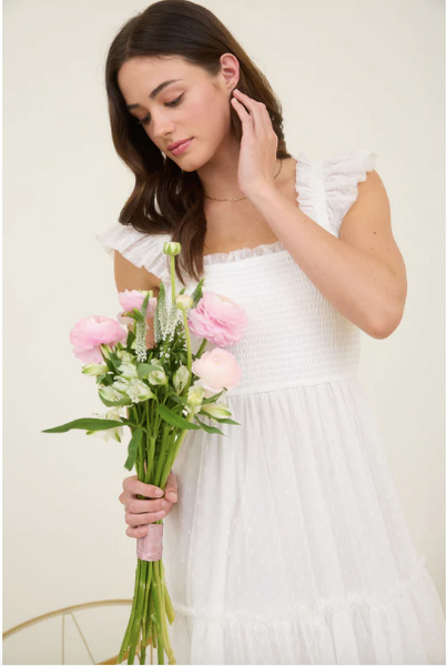 Vestido blanco tirantes