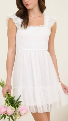 Vestido blanco tirantes