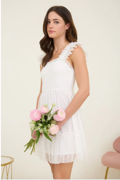 Vestido blanco tirantes