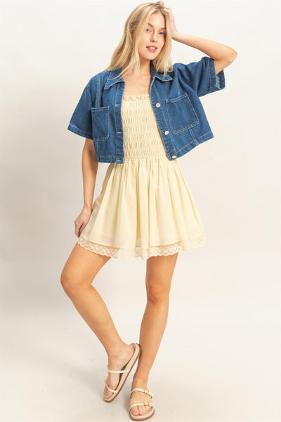 Blusa mezclilla
