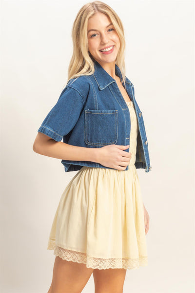 Blusa mezclilla