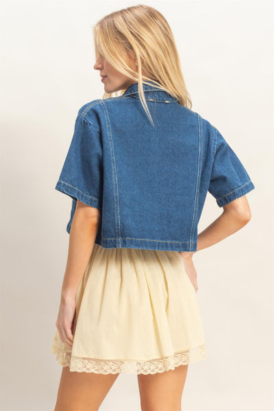 Blusa mezclilla