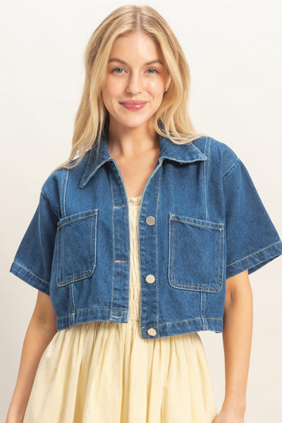 Blusa mezclilla