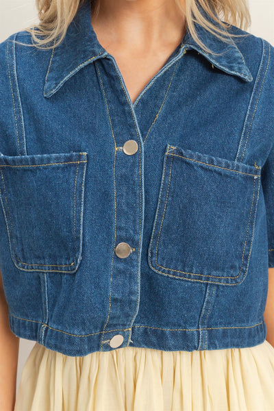 Blusa mezclilla