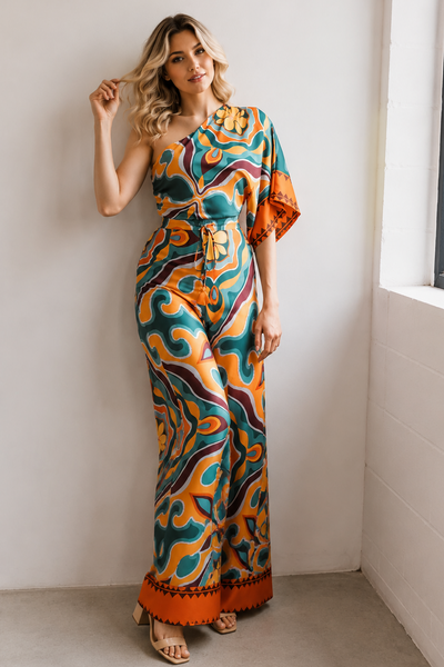 Jumpsuit colores naranja