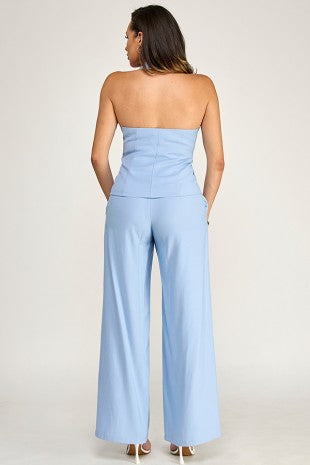 Conjunto azul cielo