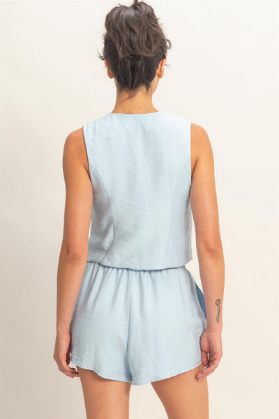 Conjunto azul cielo