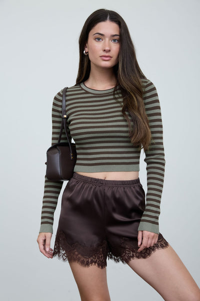 Crop top verde raya