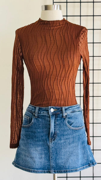 Blusa café