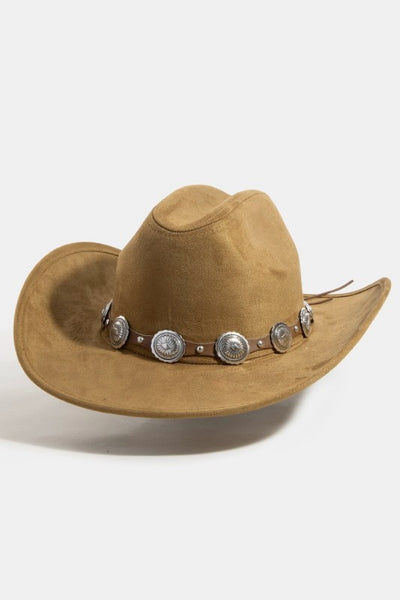 Sombrero café obscuro western