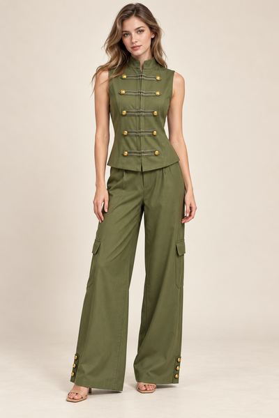 Conjunto verde Napoleón