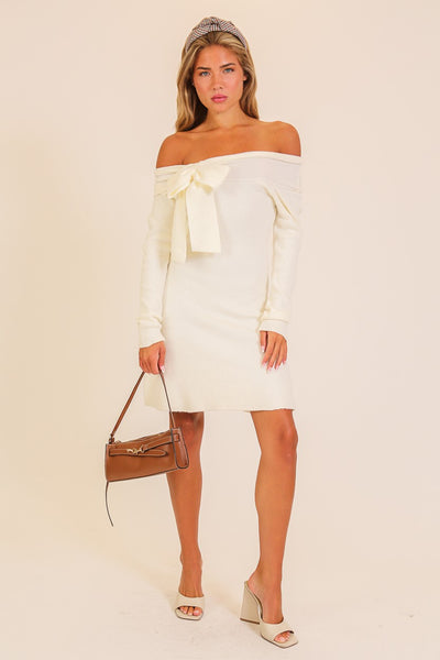 Vestido beige tejido
