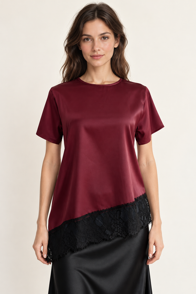 Blusa vino manga