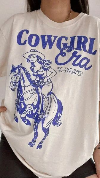 Camiseta cowboy azul