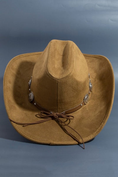 Sombrero café obscuro western