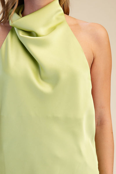 Blusa verde halter