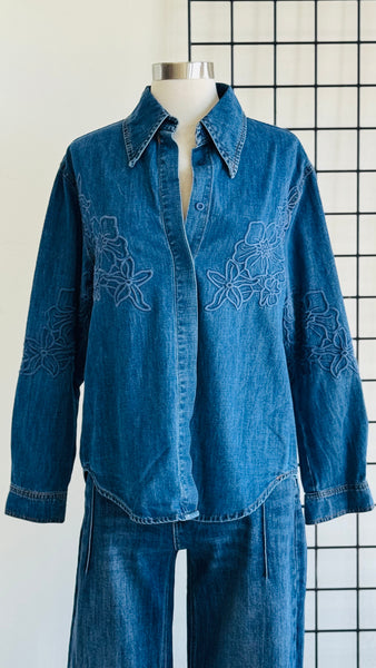 Blusa mezclilla botones