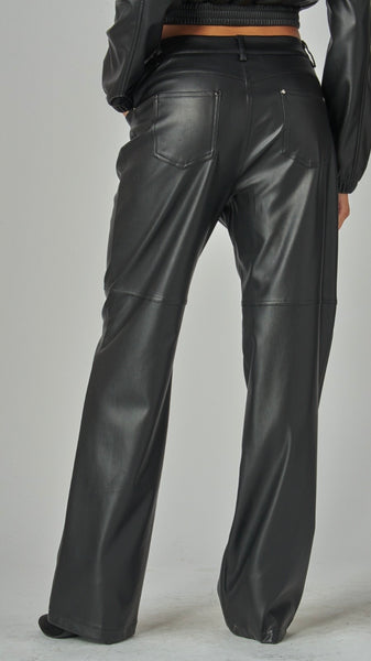 Pantalon negro piel