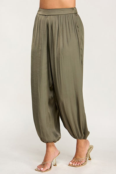 Pantalón verde globo