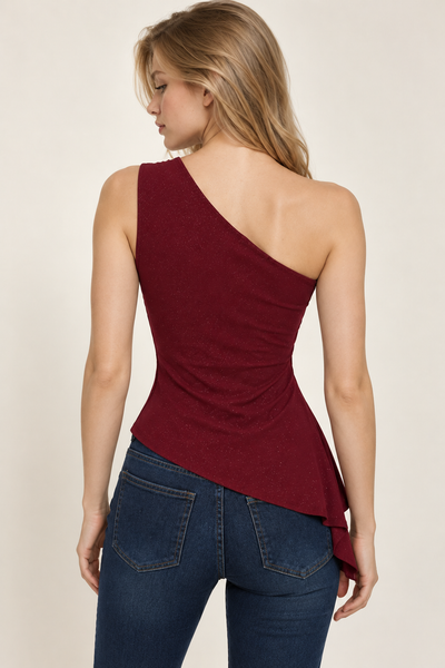 Blusa vino un hombro