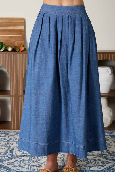 Falda mezclilla a media pierna