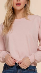 Sudadera rosa