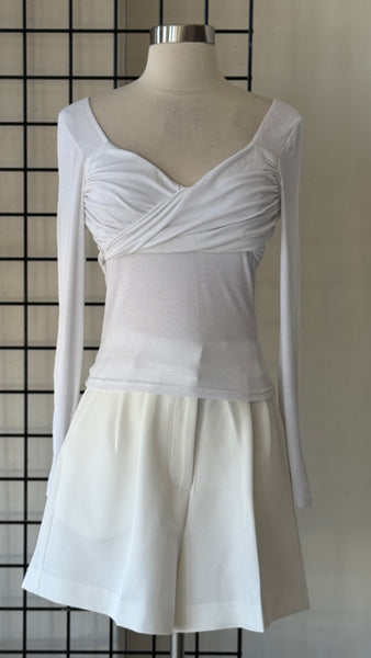 BLUSA BLANCA CRUZADA