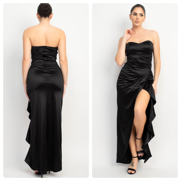 Vestido negro largo