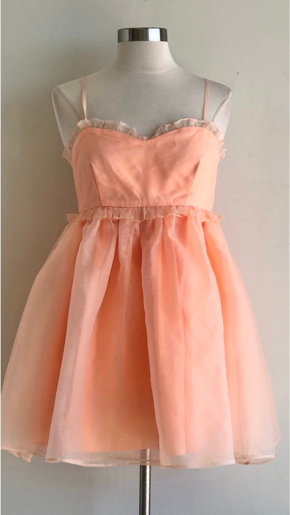 Vestido coral tul