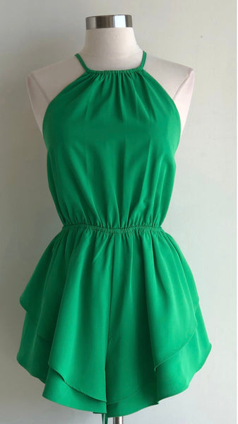 Romper verde halter