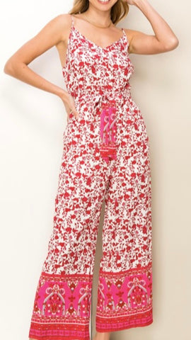 Jumpsuit rojo figuras