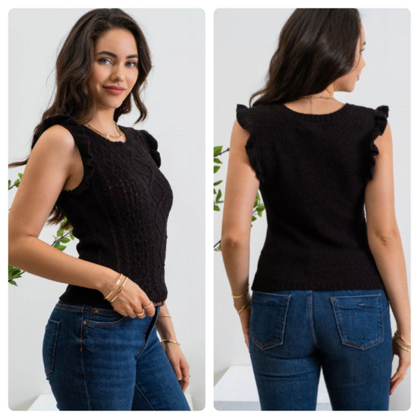 Blusa ondas gruesa