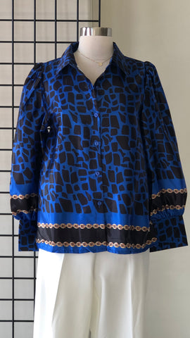 Blusa azul camisola