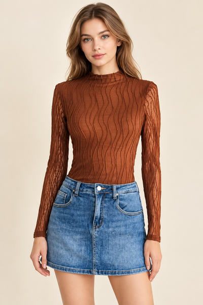 Blusa café