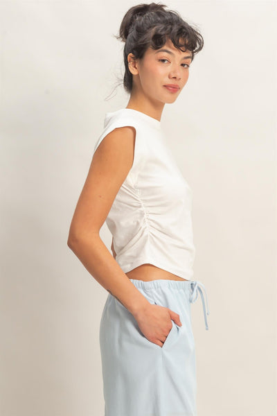 Blusa blanca básica